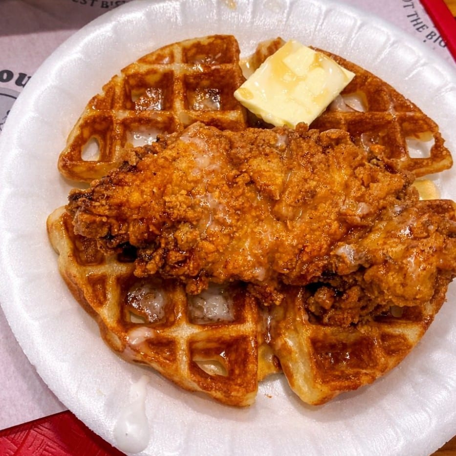 Chicken and Waffles.