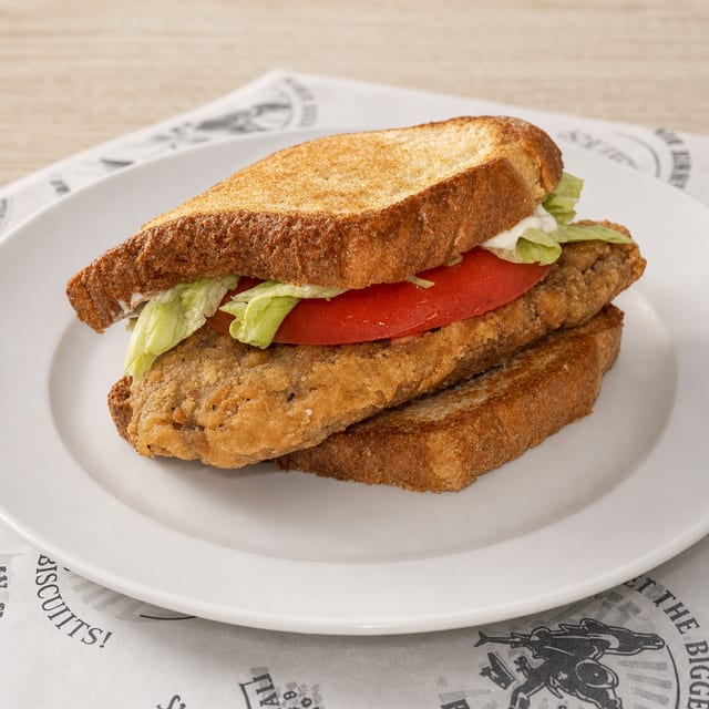 Country Fried Steak Sandwich.