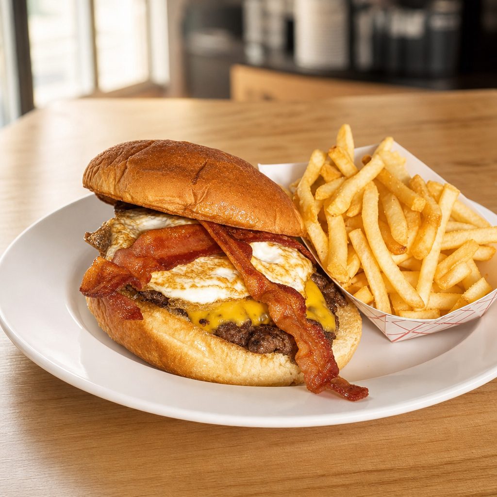 Breakfast Burger.